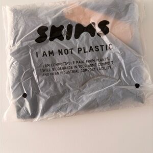 SKIMS Onyx Dipped Thong Size 3X New Sealed